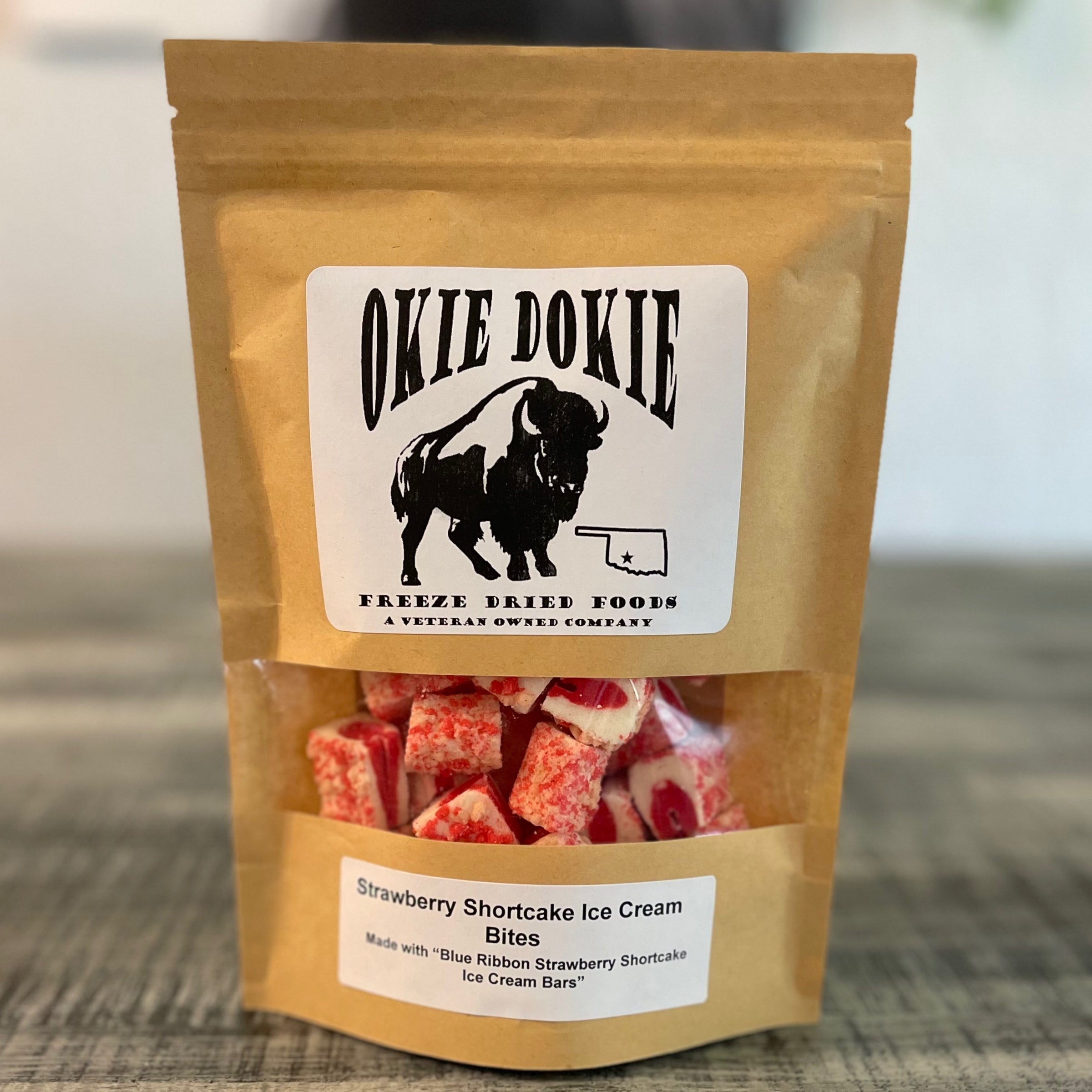 Strawberry Shortcake Ice Cream Bites